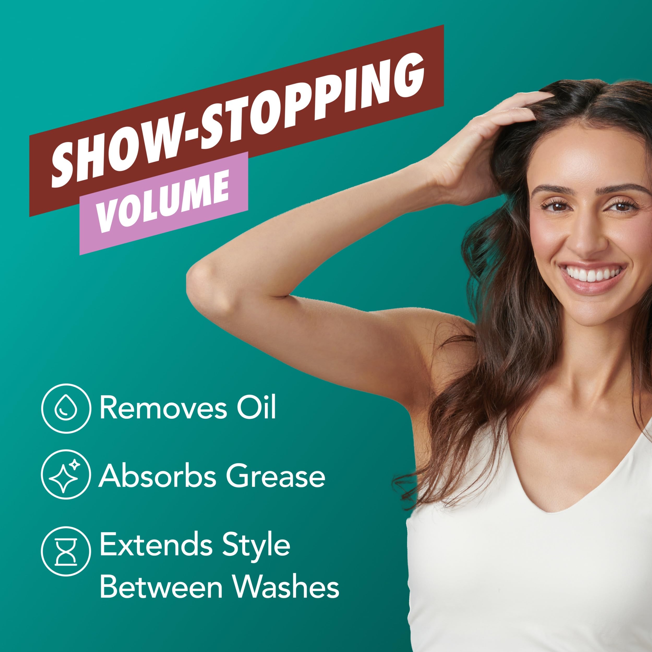 Batiste Dry Shampoo, Volumizing, Refresh Hair and Absorb Oil Between Washes, Waterless Shampoo for Added Hair Texture and Body, 5.71 oz 3