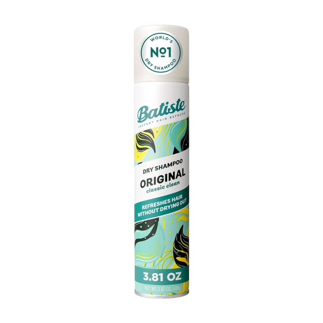 Batiste Dry Shampoo, Original, 3.81 oz - Absorbs Oil & Grease, Classic Clean Scent