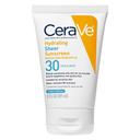 CeraVe Hydrating Sheer Sunscreen SPF30 for Face & Body 3 fl.oz - Mineral & Chemical Sunscreen with Zinc Oxide & Ceramides 1