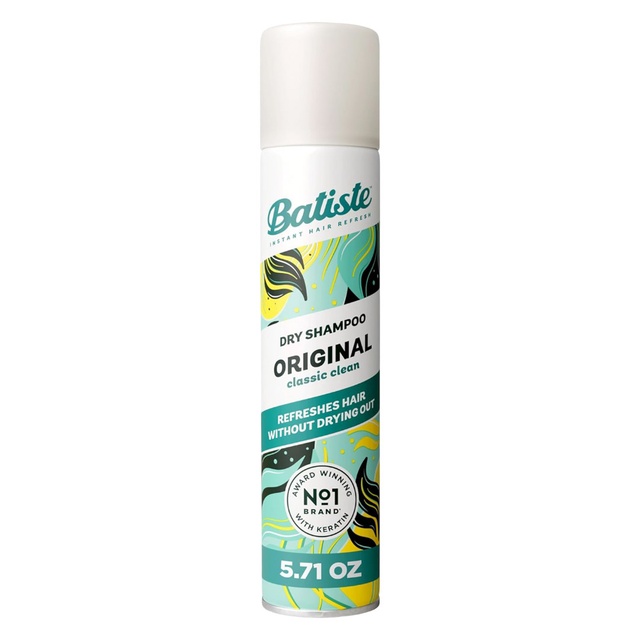 Batiste Dry Shampoo, Original, 5.71 oz - Absorbs Oil & Grease, Classic Clean Scent