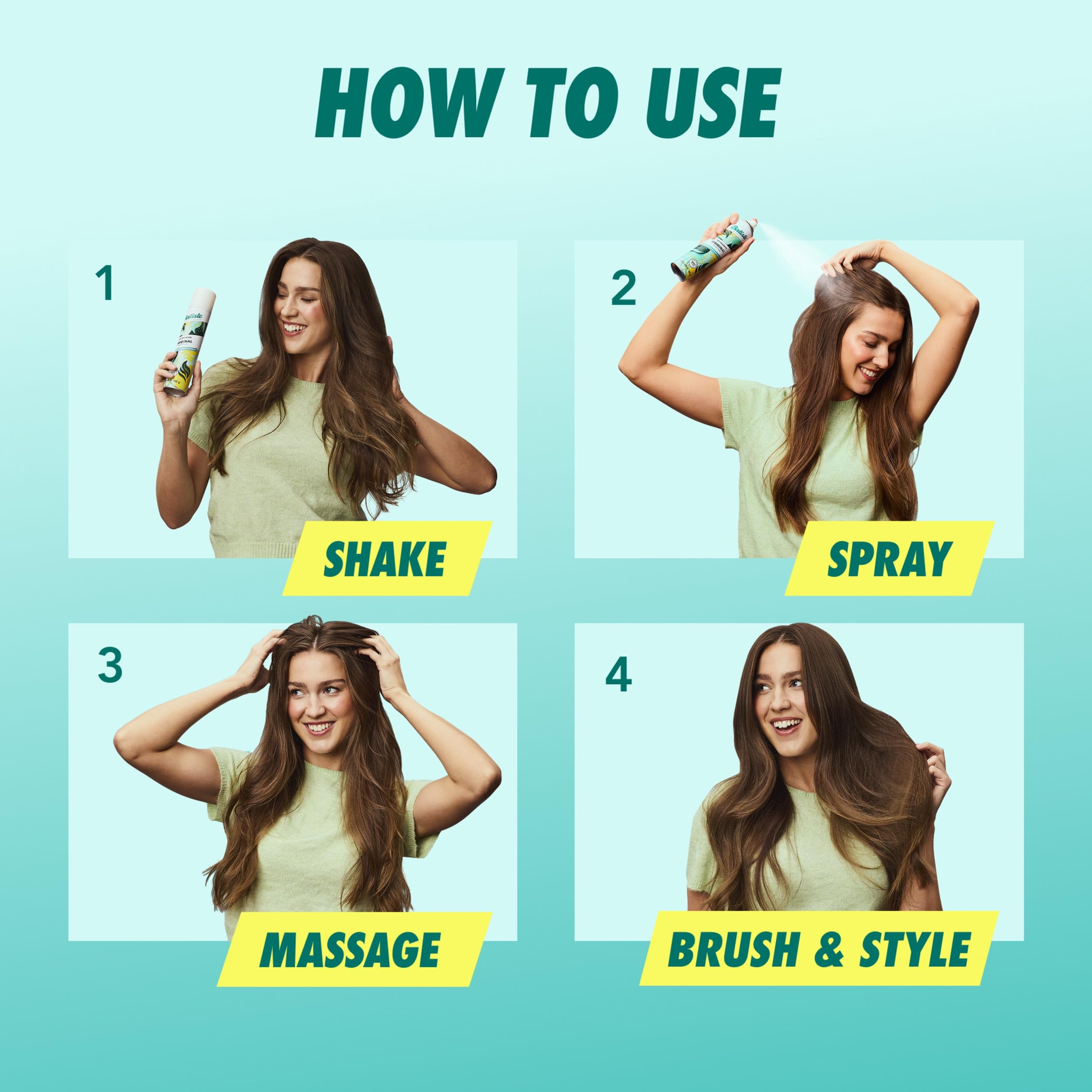 Batiste Dry Shampoo, Original, 5.71 oz - Absorbs Oil & Grease, Classic Clean Scent 8