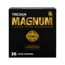 Trojan Magnum Original Large Size Condoms 36 Count - Comfortable & Smooth Lubricated Condoms 1