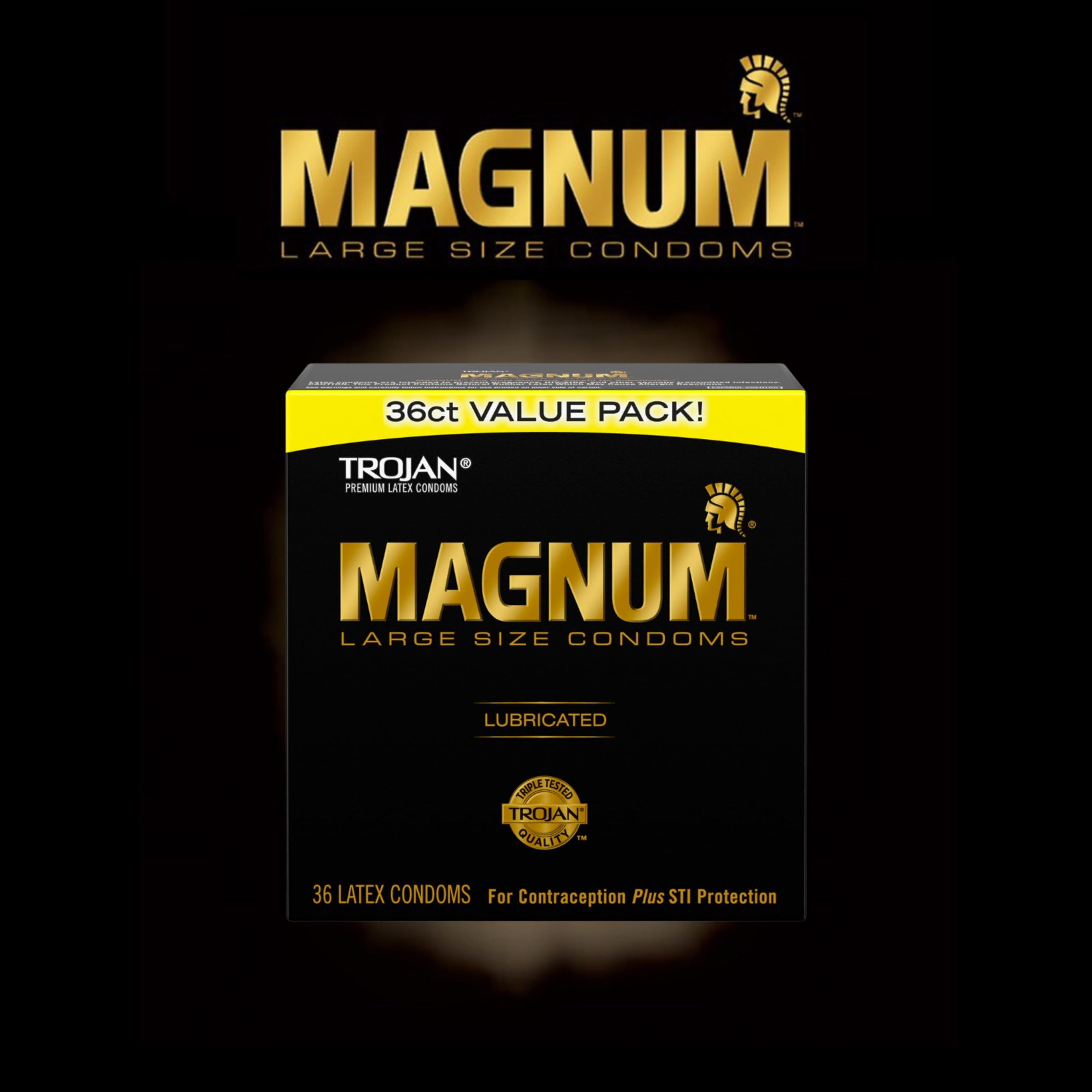 Trojan Magnum Original Large Size Condoms 36 Count - Comfortable & Smooth Lubricated Condoms 6