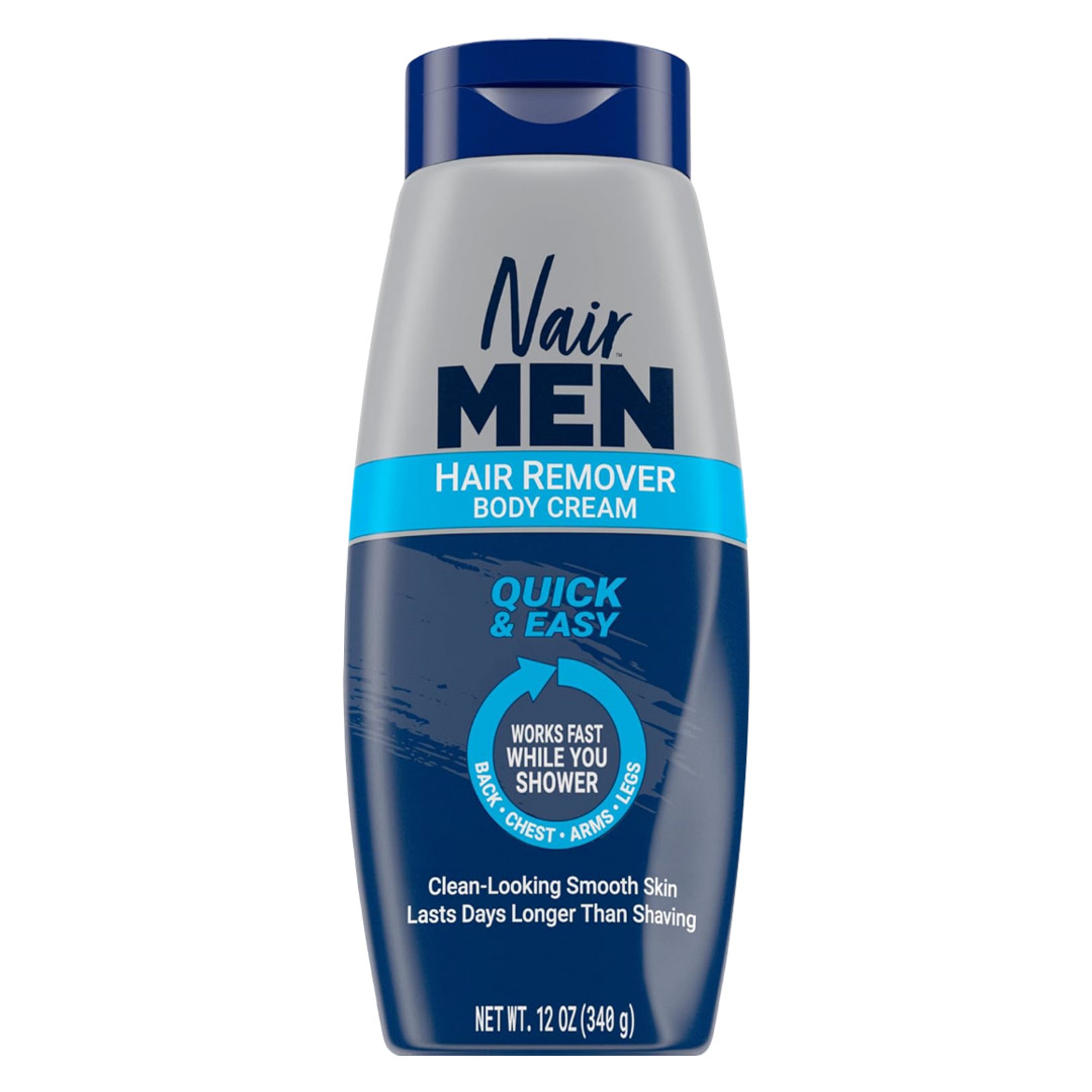 Nair Men Hair Remover Body Cream 12 oz - Quick & Easy Body Hair Removal, Use for Chest, Back, Arms & Legs 1