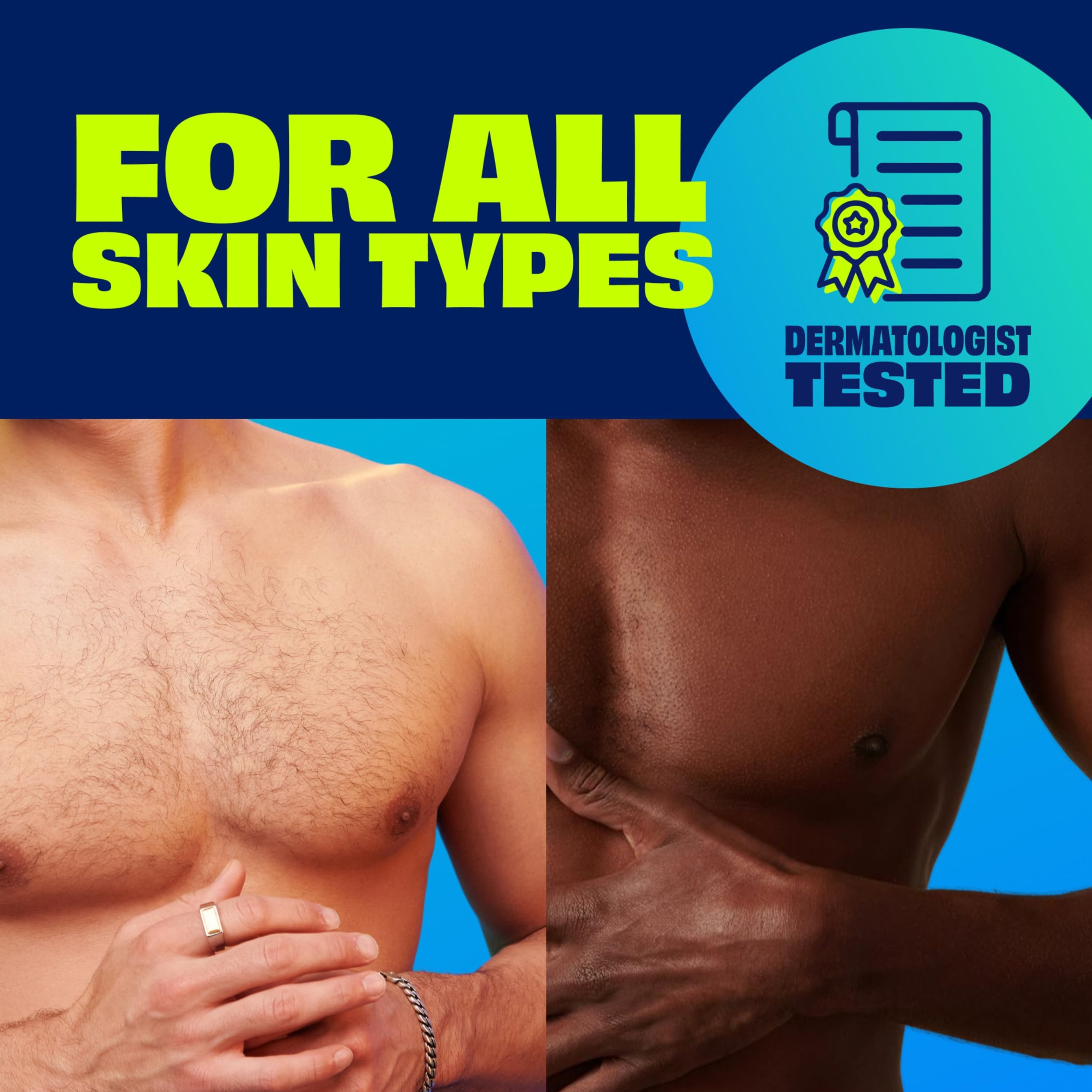 Nair Men Hair Remover Body Cream 12 oz - Quick & Easy Body Hair Removal, Use for Chest, Back, Arms & Legs 7