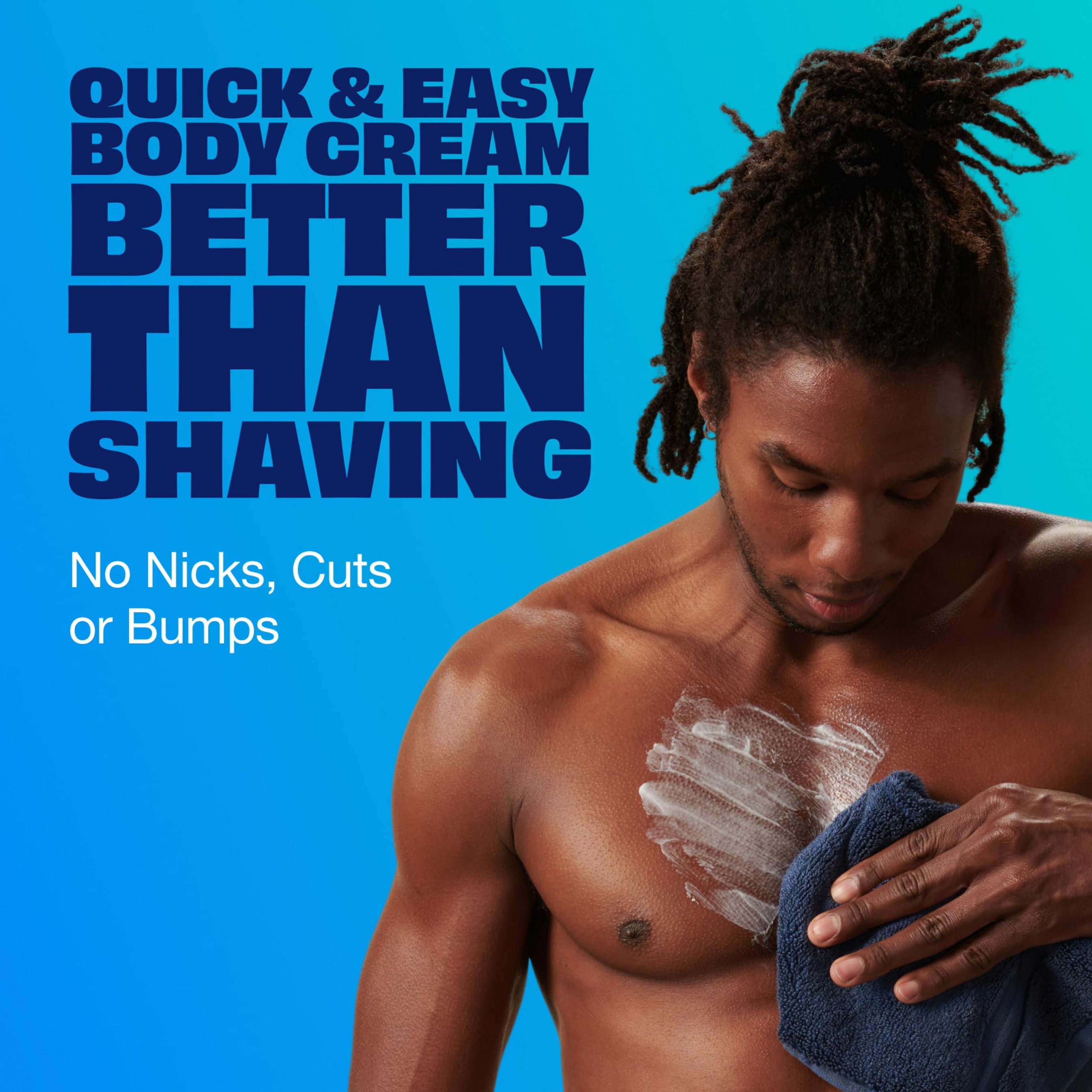 Nair Men Hair Remover Body Cream 12 oz - Quick & Easy Body Hair Removal, Use for Chest, Back, Arms & Legs 8