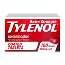 Tylenol Extra Strength Pain Reliever & Fever Reducer, Round Coated Tablets, 500 mg Acetaminophen Pain Relief Pills for Headache, Toothache & Minor Arthritis Pain, 100 ct 1