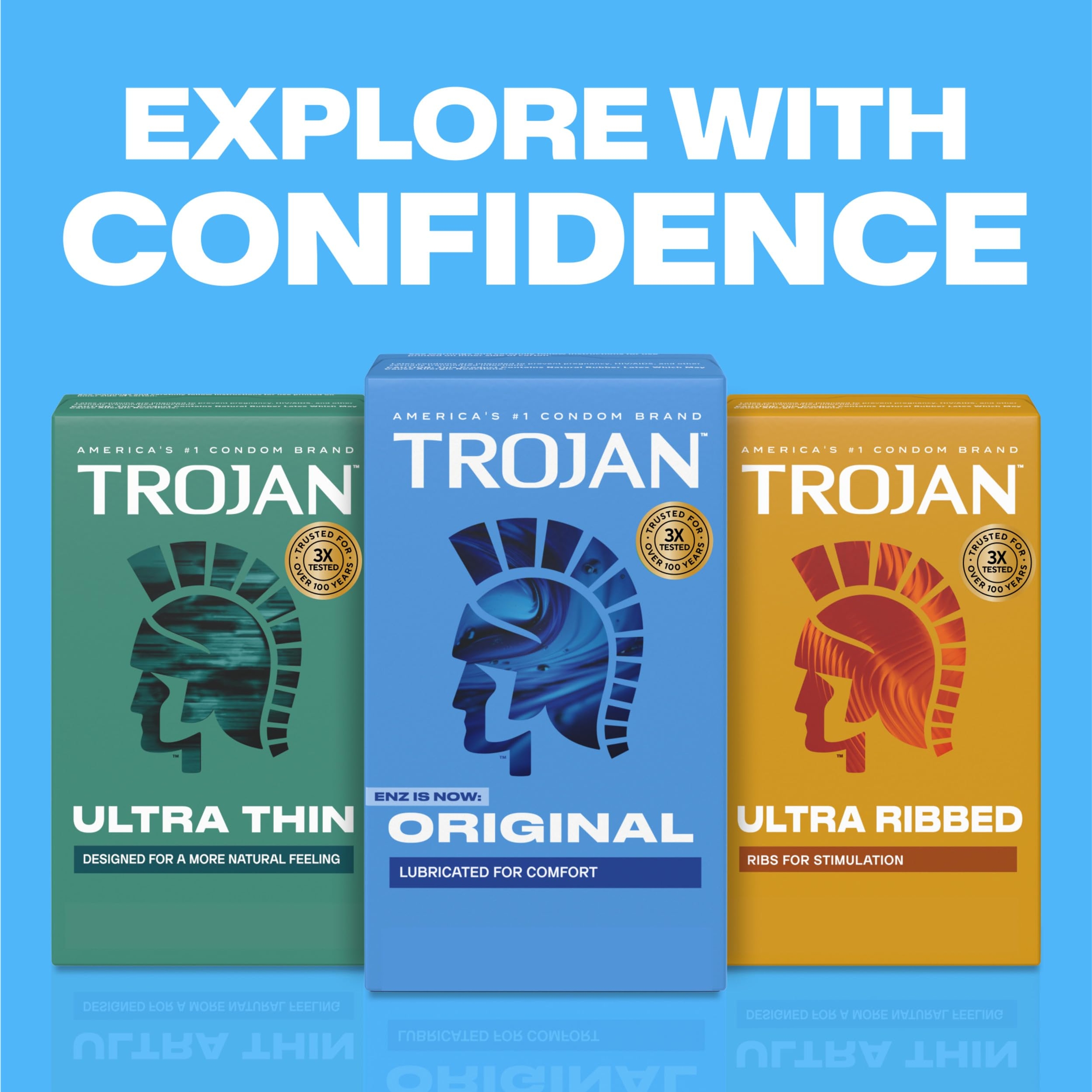 Trojan Original Condoms 36 Count - Lubricated Latex Condoms for Contraception & STI Protection 5