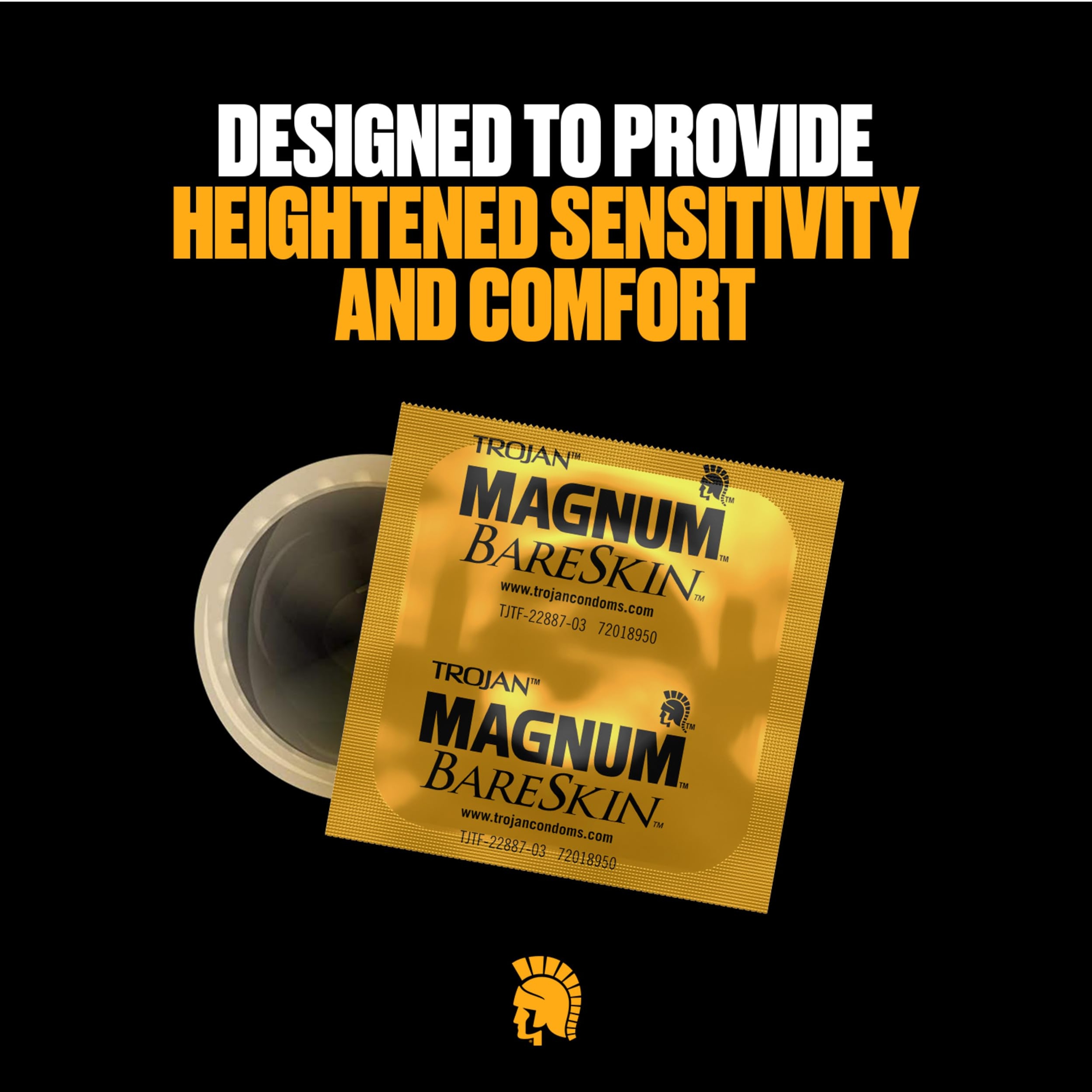 Trojan Magnum BareSkin Condoms 24 Count - Premium Large Size, Comfortable & Smoothly Lubricated 3