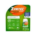 Zyrtec 24 Hour Allergy Relief Tablets, Indoor & Outdoor Allergy Medicine for Adults with 5 mg Cetirizine Hydrochloride, Relief of Runny Nose, Sneezing, Itchy Eyes, Plus Dust, Mold & Pet Dander, 35 ct 1