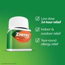 Zyrtec 24 Hour Allergy Relief Tablets, Indoor & Outdoor Allergy Medicine for Adults with 5 mg Cetirizine Hydrochloride, Relief of Runny Nose, Sneezing, Itchy Eyes, Plus Dust, Mold & Pet Dander, 35 ct 2