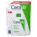 CeraVe Hydrating Facial Cleanser 16 fl.oz (Refill Pouch) - Daily Face Wash Helps Hydrate Normal to Dry Skin 1