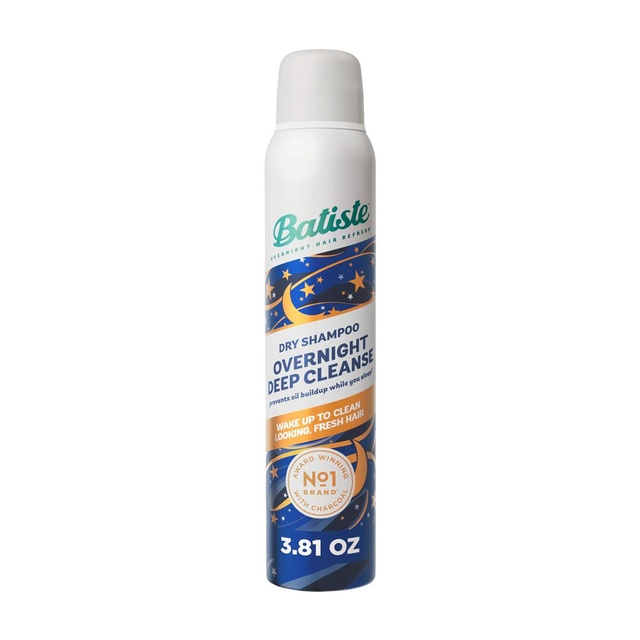 Batiste Dry Shampoo, Overnight Deep Cleanse, 3.81 oz - Wake up to Beautiful Hair, Prevents Oil Build-up