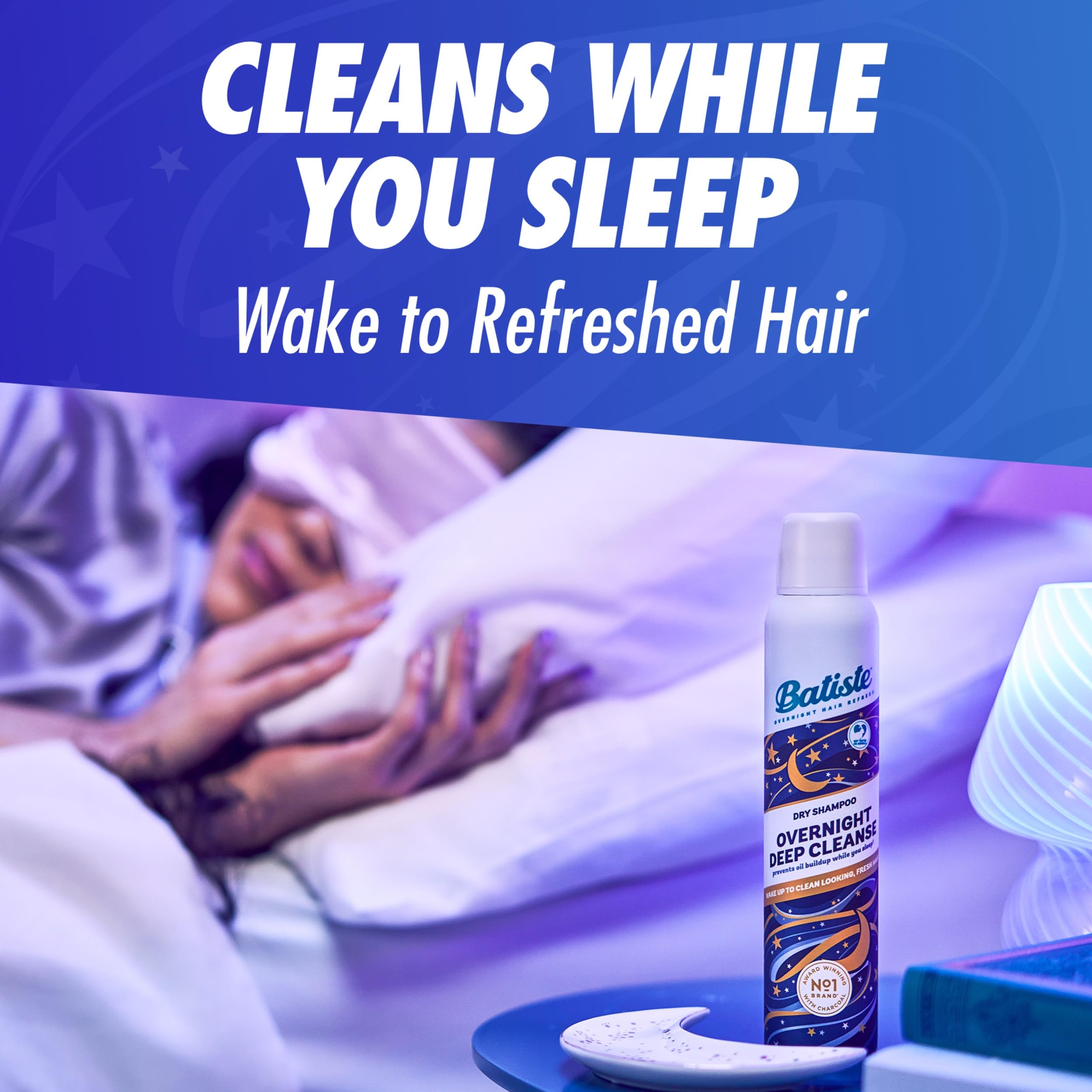 Batiste Overnight Deep Cleanse Dry Shampoo, Wake up to Beautiful Hair by Preventing Oil Build-up, 3.81 oz 3