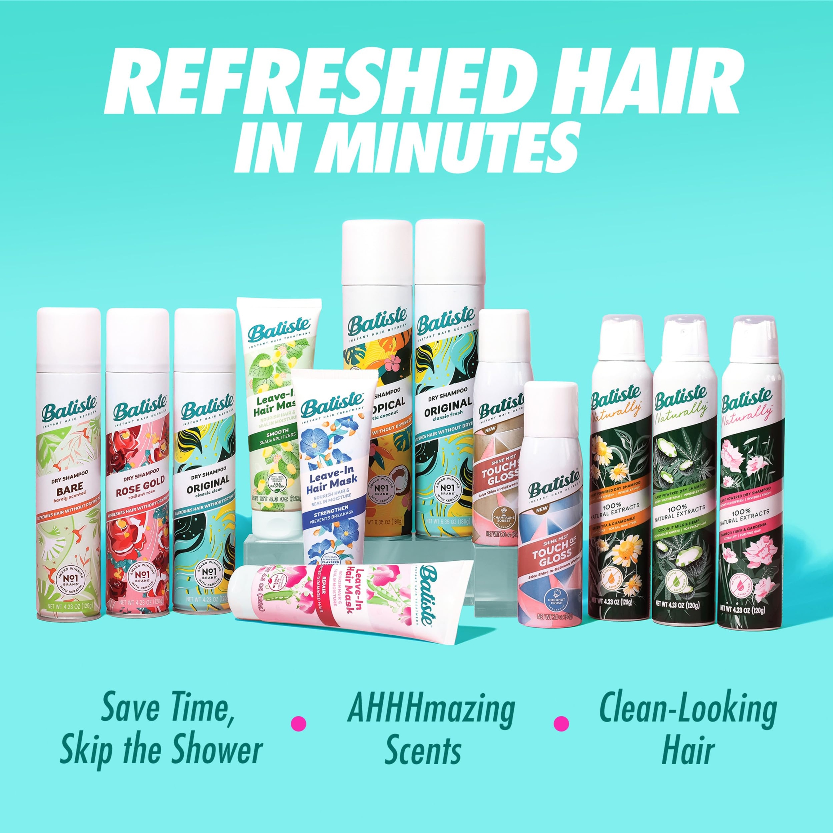 Batiste Overnight Deep Cleanse Dry Shampoo, Wake up to Beautiful Hair by Preventing Oil Build-up, 3.81 oz 30