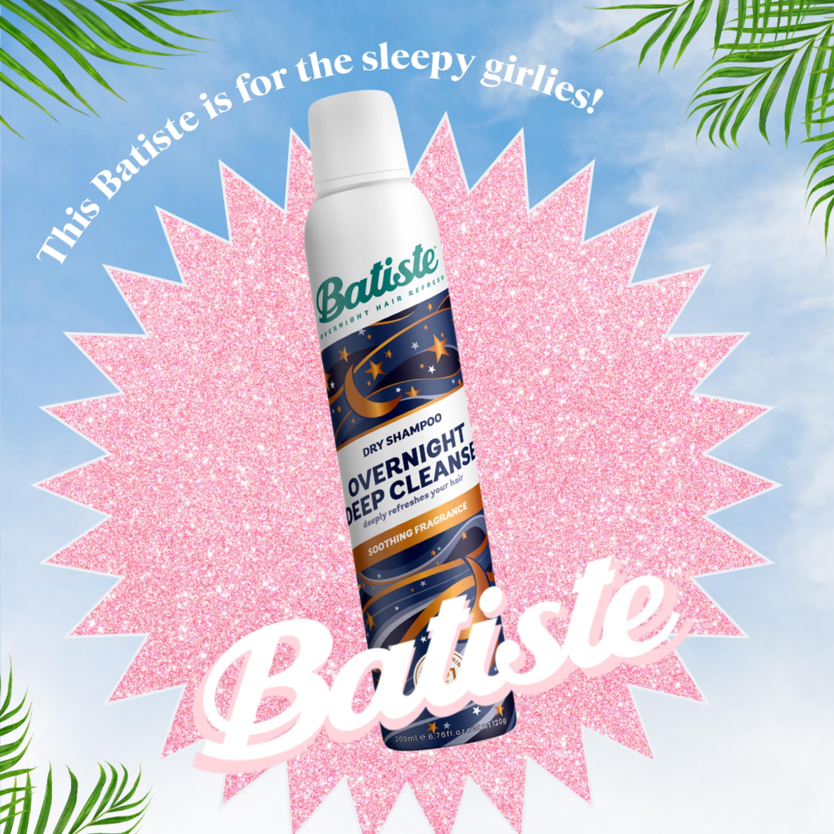 Batiste Overnight Deep Cleanse Dry Shampoo, Wake up to Beautiful Hair by Preventing Oil Build-up, 3.81 oz 31