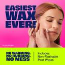 Nair Wax Ready-Strips for Face & Bikini 40 Count - Hair Removal Wax Strips, Orchid and Cherry Blossom Extracts 8