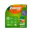 Zyrtec 24 Hour Allergy Relief Tablets 60 Count - Indoor & Outdoor Allergy Medicine with 10mg Cetirizine HCl Antihistamine 1