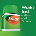 Zyrtec 24 Hour Allergy Relief Tablets 60 Count - Indoor & Outdoor Allergy Medicine with 10mg Cetirizine HCl Antihistamine 3