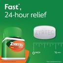 Zyrtec 24 Hour Allergy Relief Tablets 60 Count - Indoor & Outdoor Allergy Medicine with 10mg Cetirizine HCl Antihistamine 7
