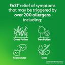 Zyrtec 24 Hour Allergy Relief Tablets 60 Count - Indoor & Outdoor Allergy Medicine with 10mg Cetirizine HCl Antihistamine 6