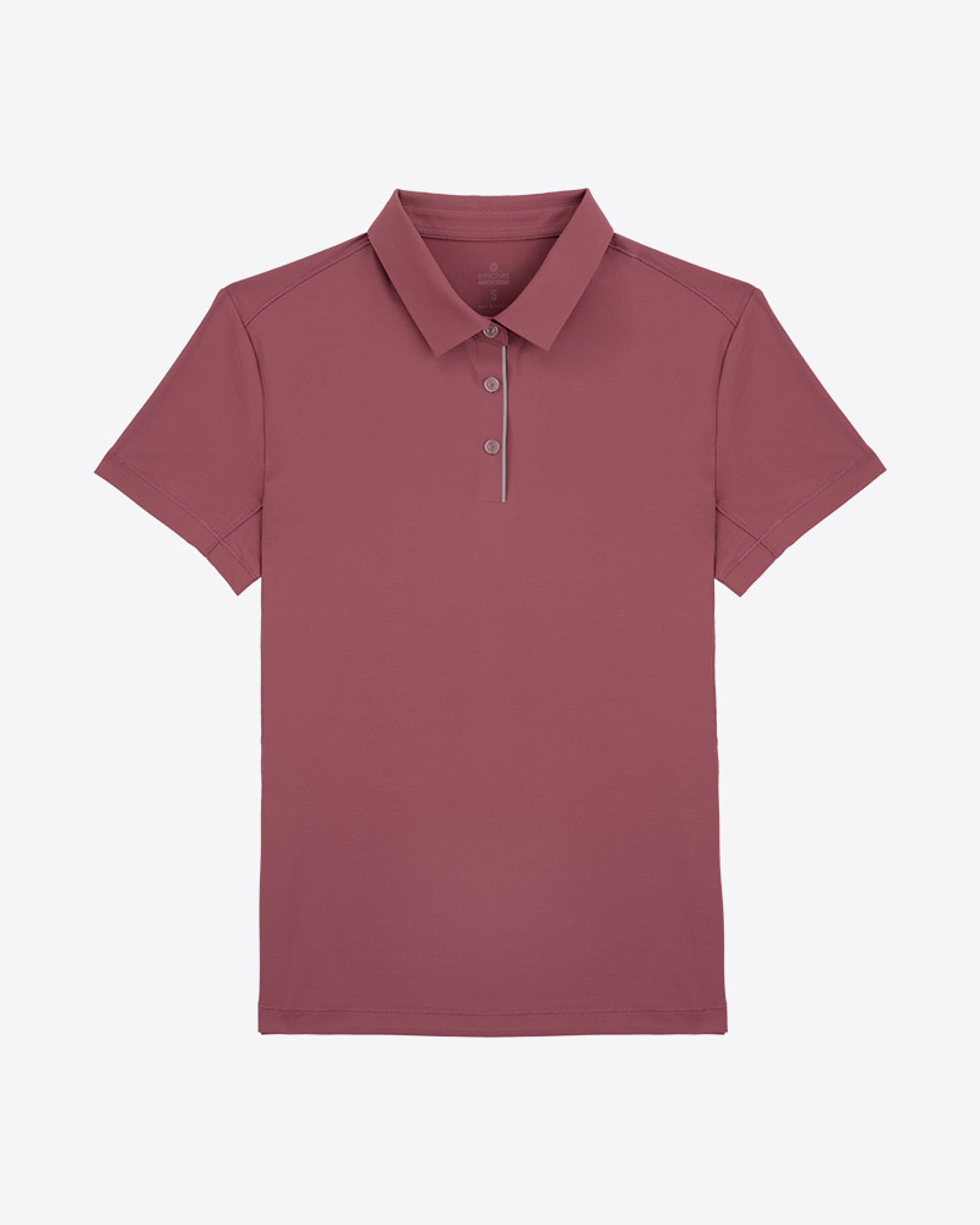 Synctives Women's Active Regular Fit Polo Shirt, Dry Rose, S - SWPO0007 1