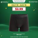 Synctives Men’s Trunk Fit Underwear, Deep Black, S - CMUW0032 1