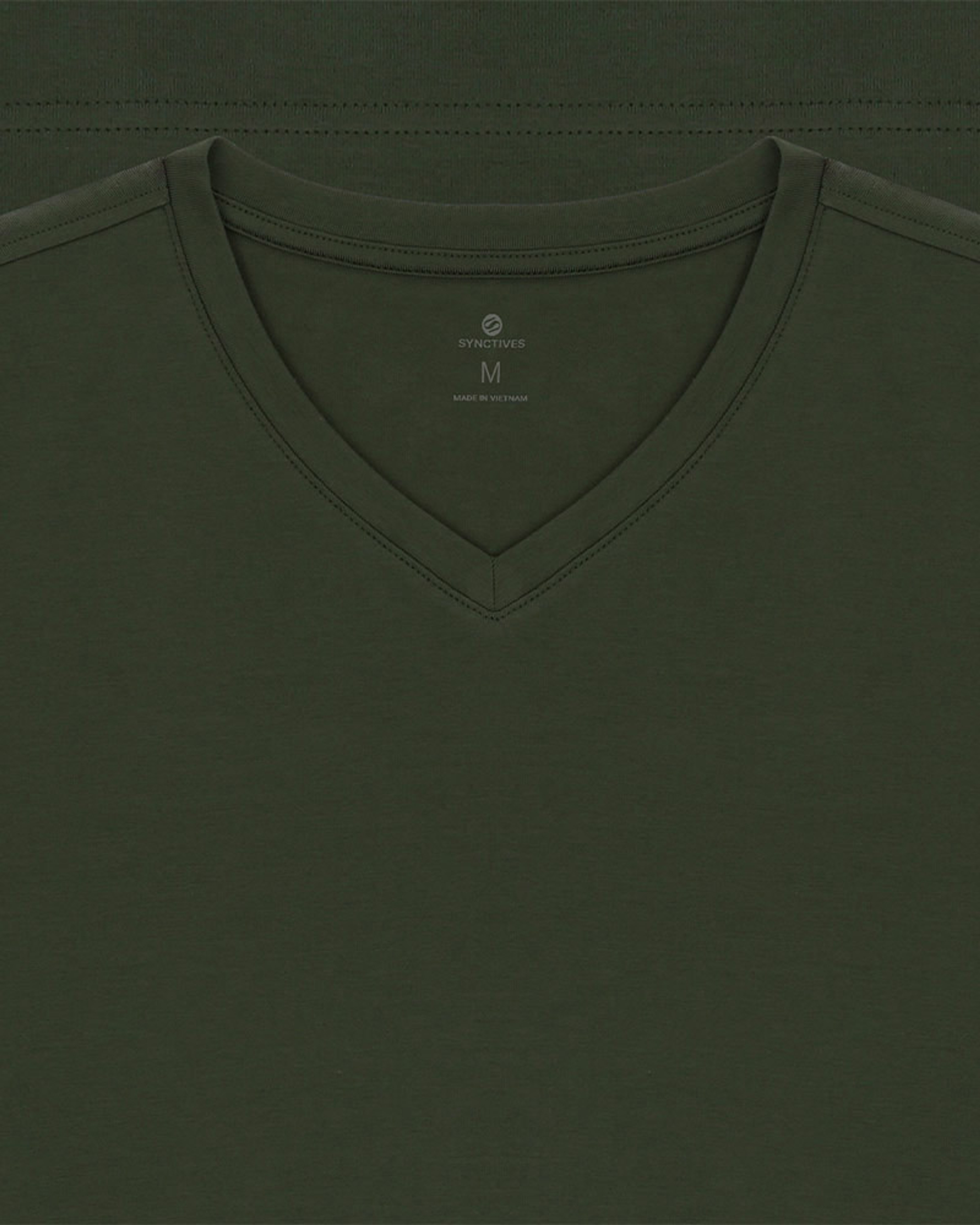 [Supima Cotton] Synctives Men’s Slim Fit V-Neck T-shirt 13