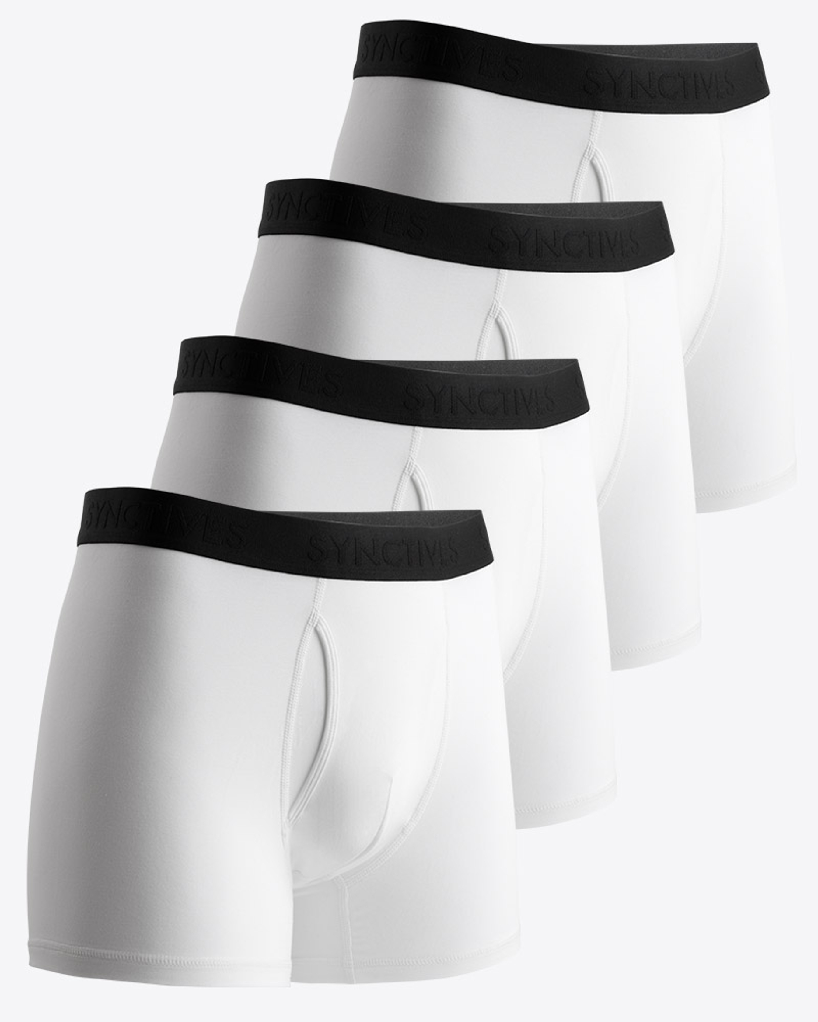 [Bamboo Cotton] Synctives Men’s Trunk Fit Underwear 4-Pack 1