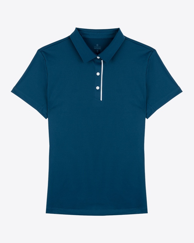 [Anti - UV] Synctives Women's Active Regular Fit Polo Shirt