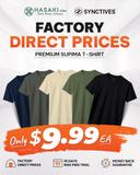 [Supima Cotton] Synctives Men's Classic Fit T-shirt 1