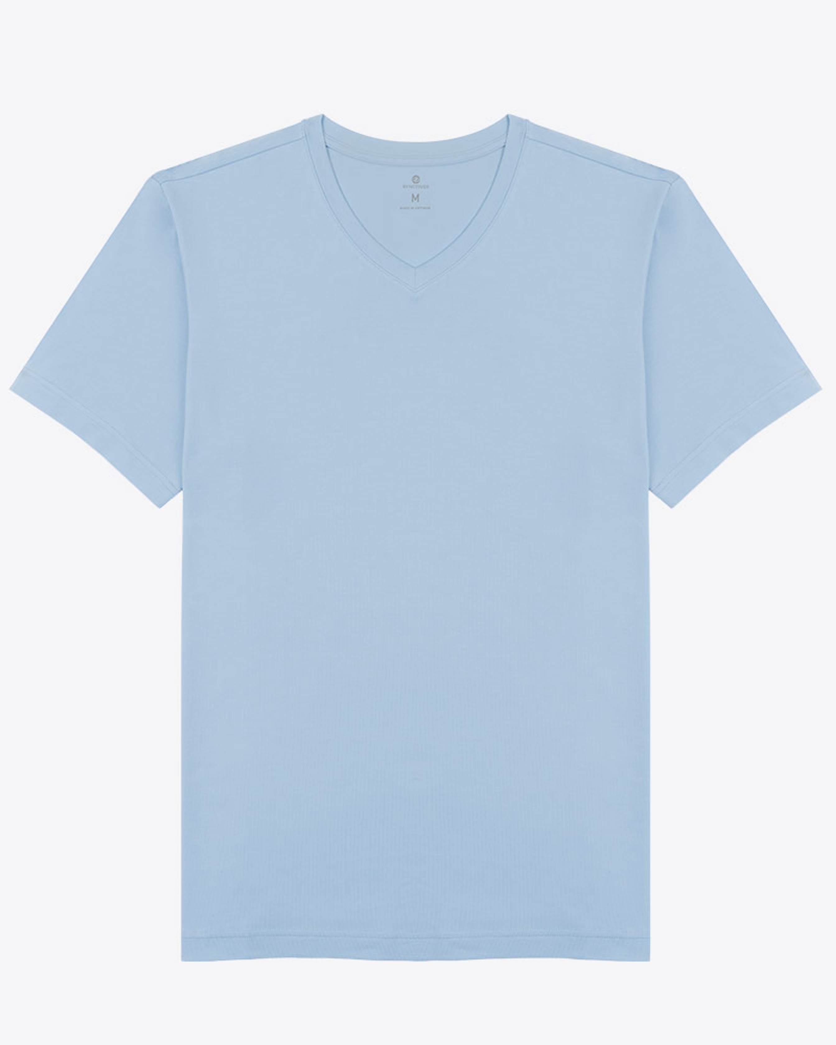 [Bamboo Cotton] Synctives Men’s Slim Fit V-Neck Undershirt 1