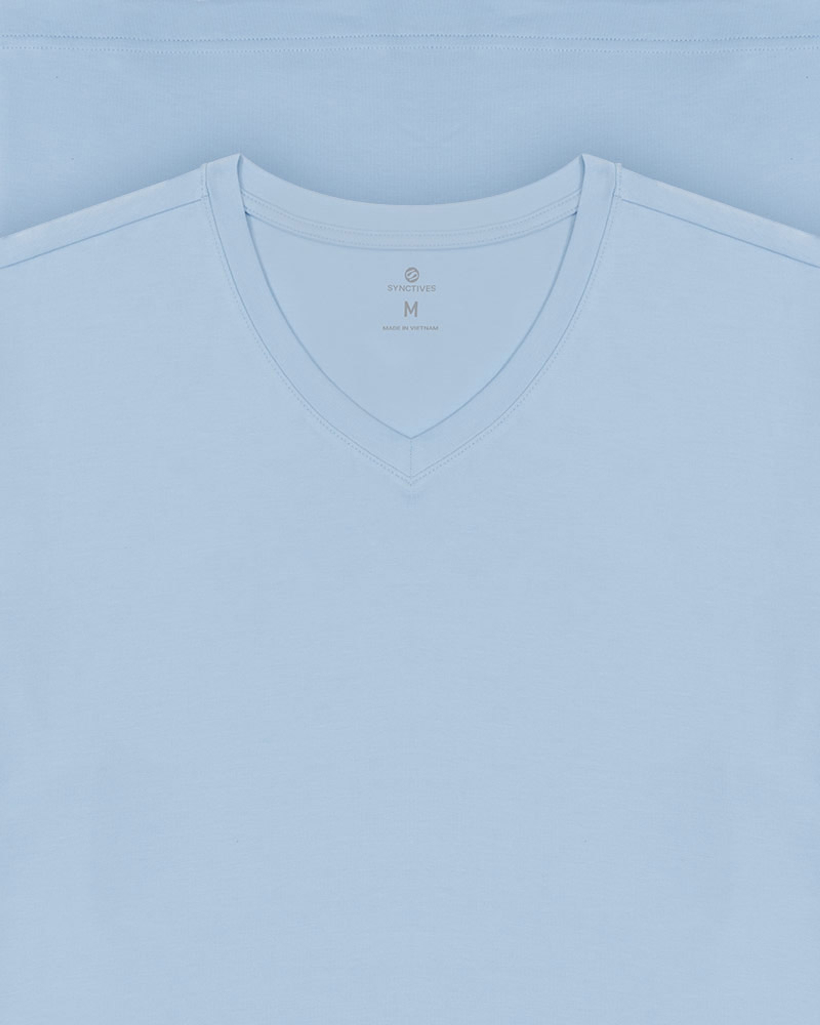 [Bamboo Cotton] Synctives Men’s Slim Fit V-Neck Undershirt 3