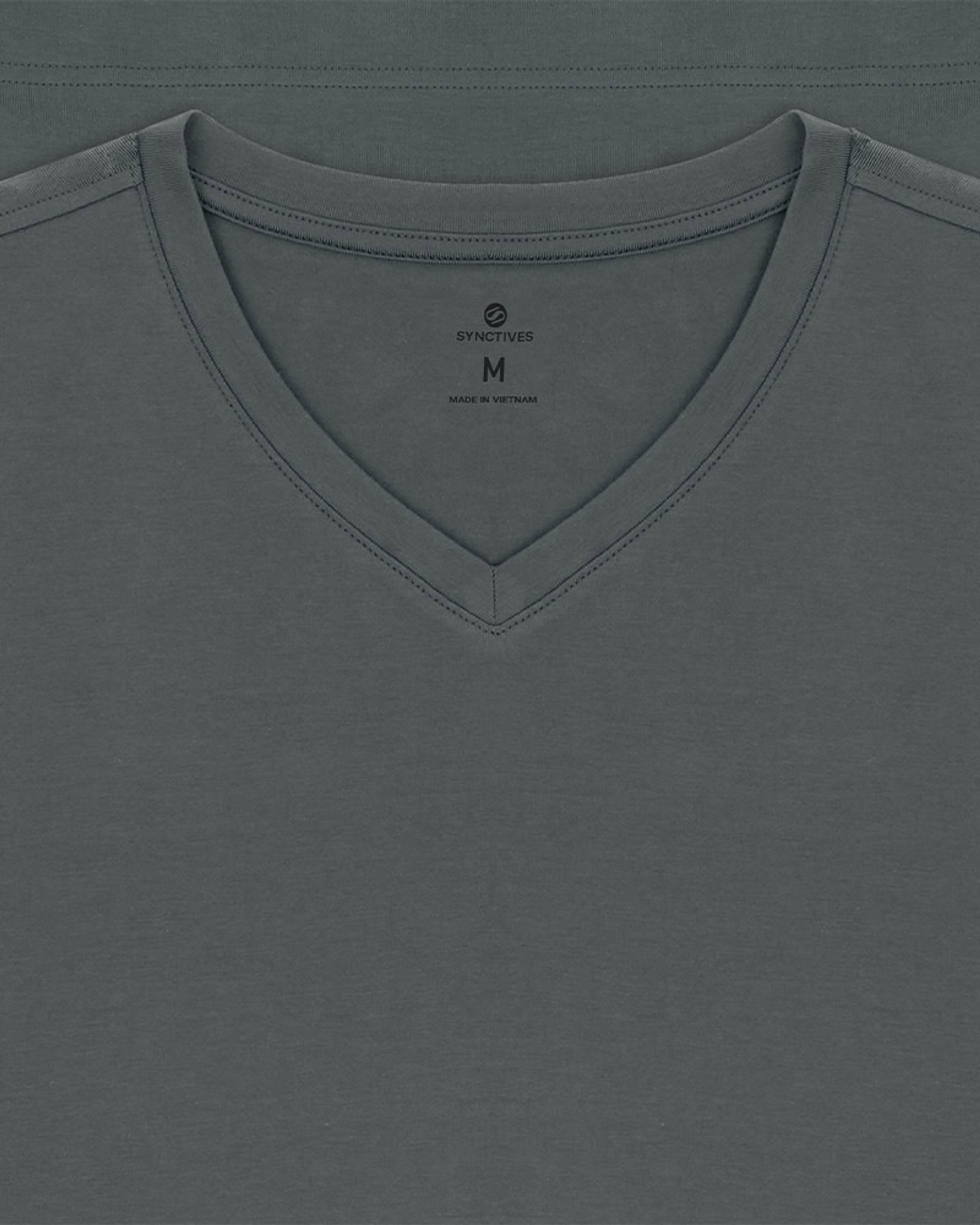 [Supima Cotton] Synctives Men’s Slim Fit V-Neck T-shirt 13