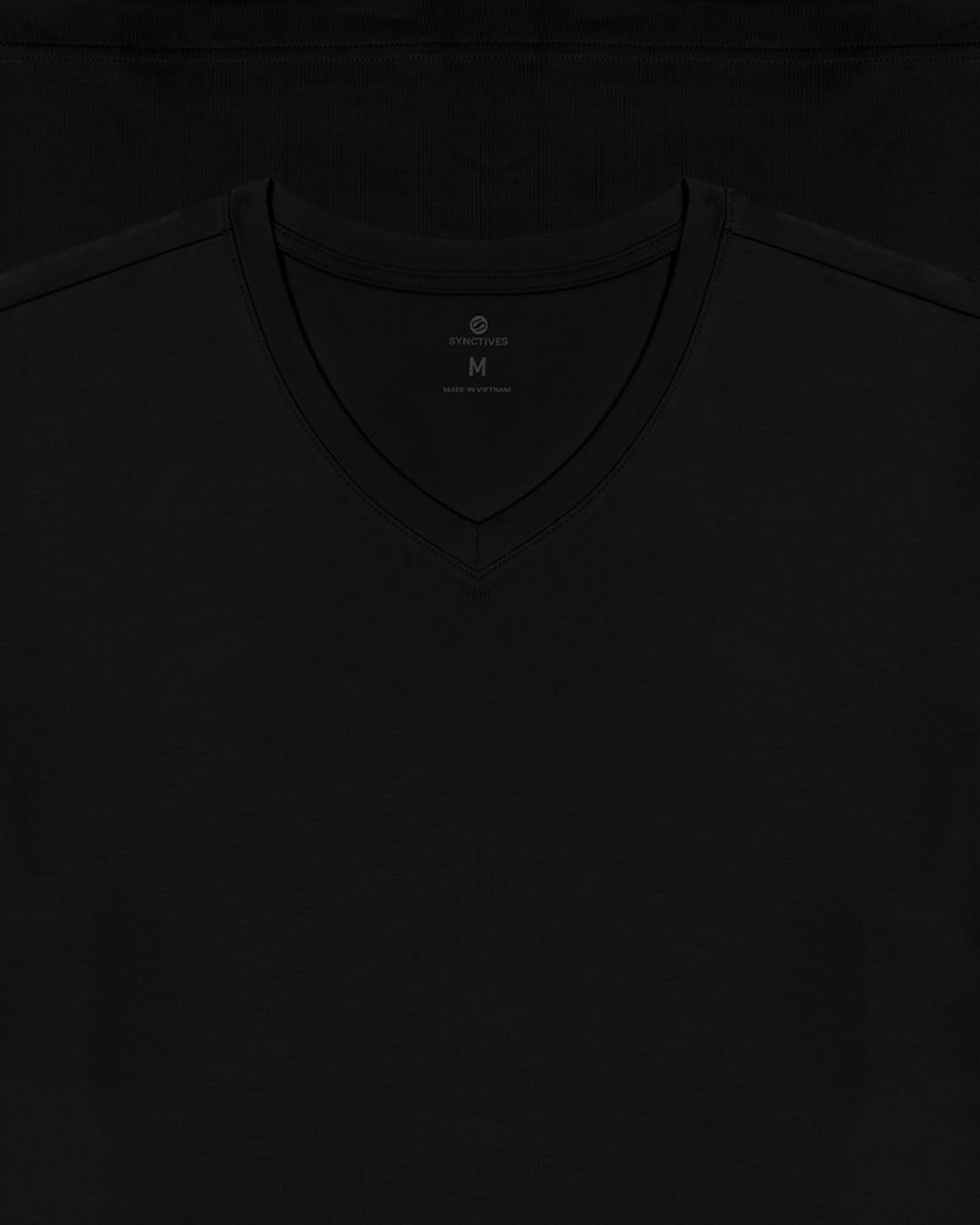 [Bamboo Cotton] Synctives Men’s Slim Fit V-Neck Undershirt 3
