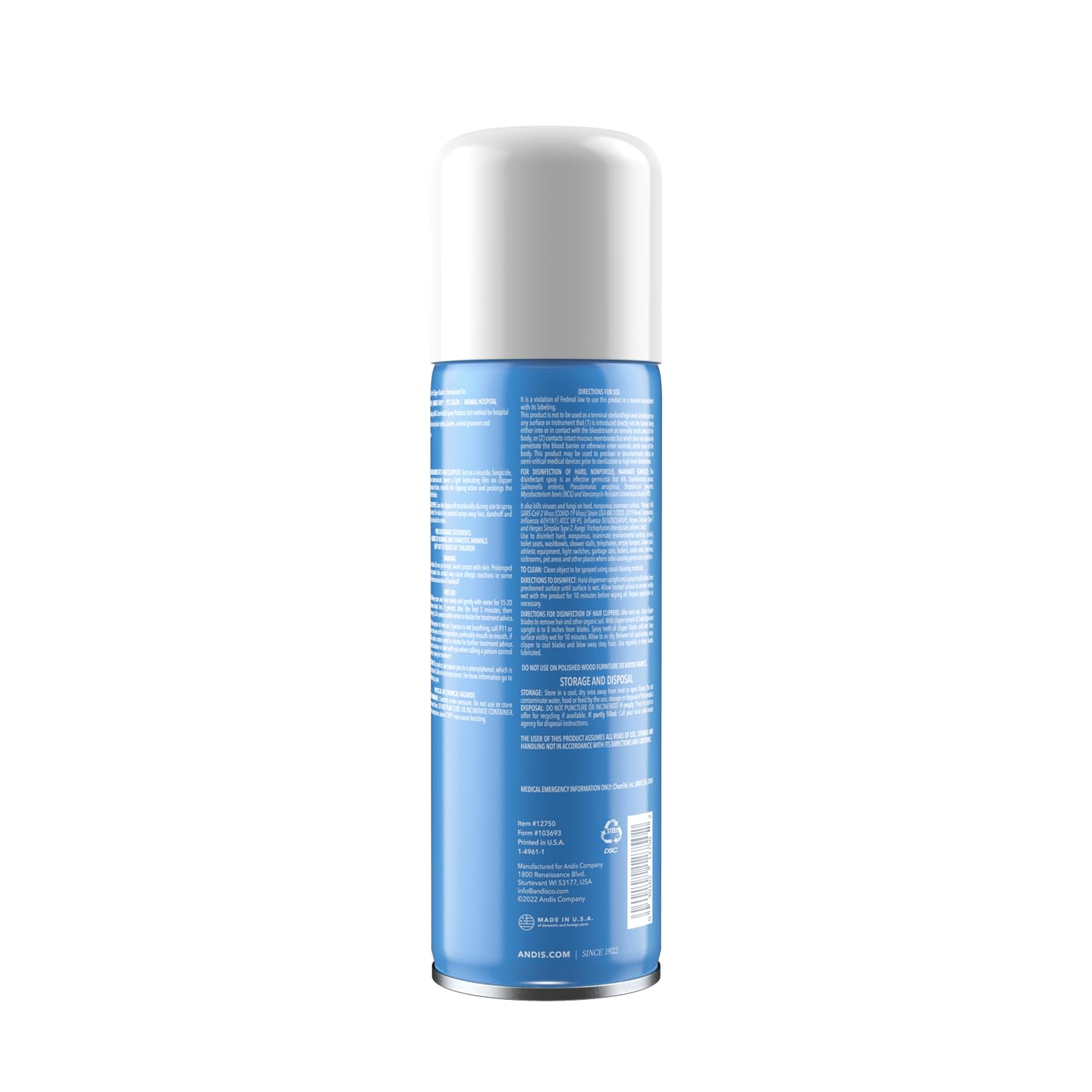 Andis Cool Care Plus 5-in-1 Clipper Spray 15.5 oz - for Blade Care & Treatment 4