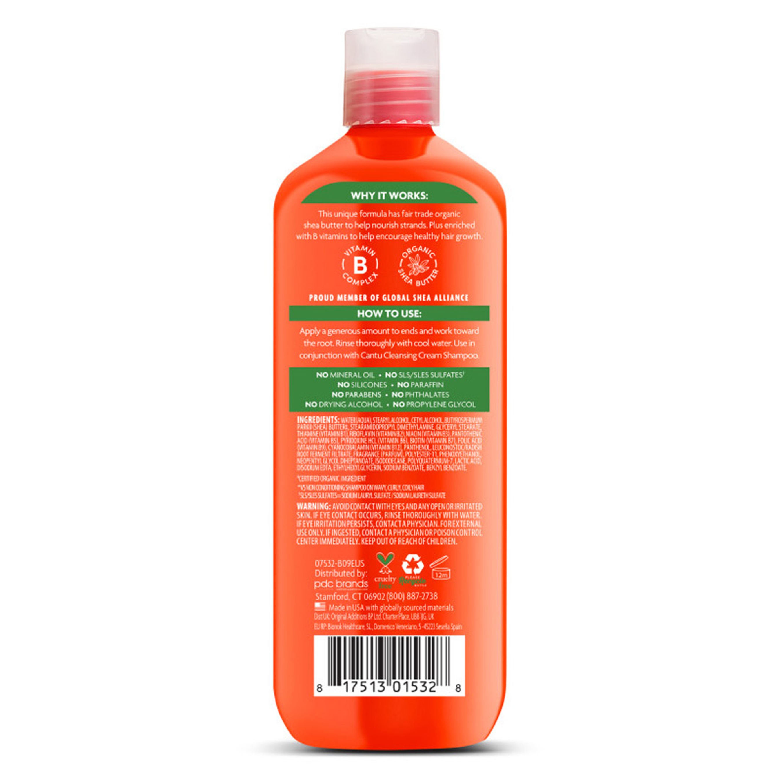 Cantu Sulfate-Free Hydrating Cream Conditioner 13.5 fl.oz - with Shea Butter for Natural Hair 10