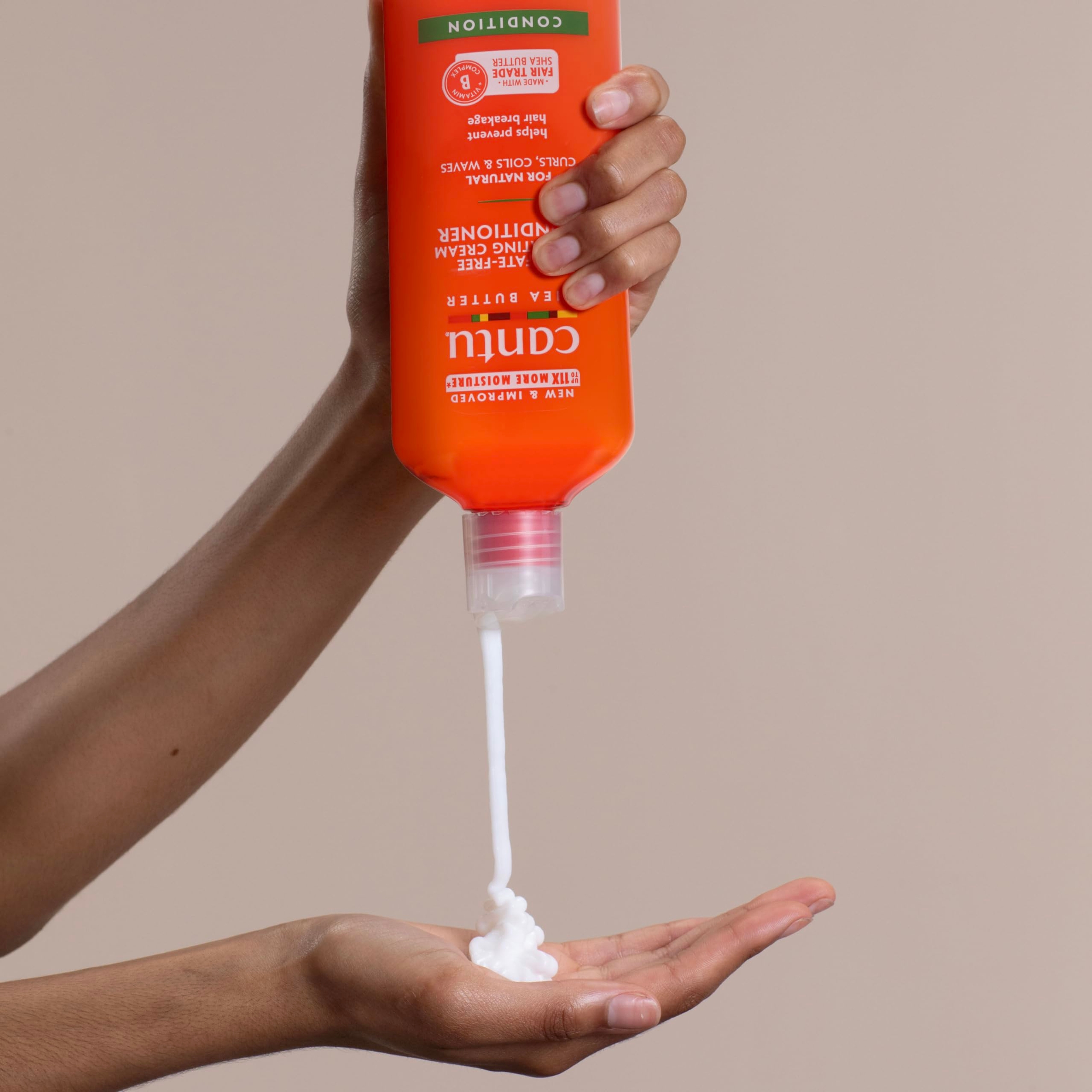 Cantu Sulfate-Free Hydrating Cream Conditioner 13.5 fl.oz - with Shea Butter for Natural Hair 5