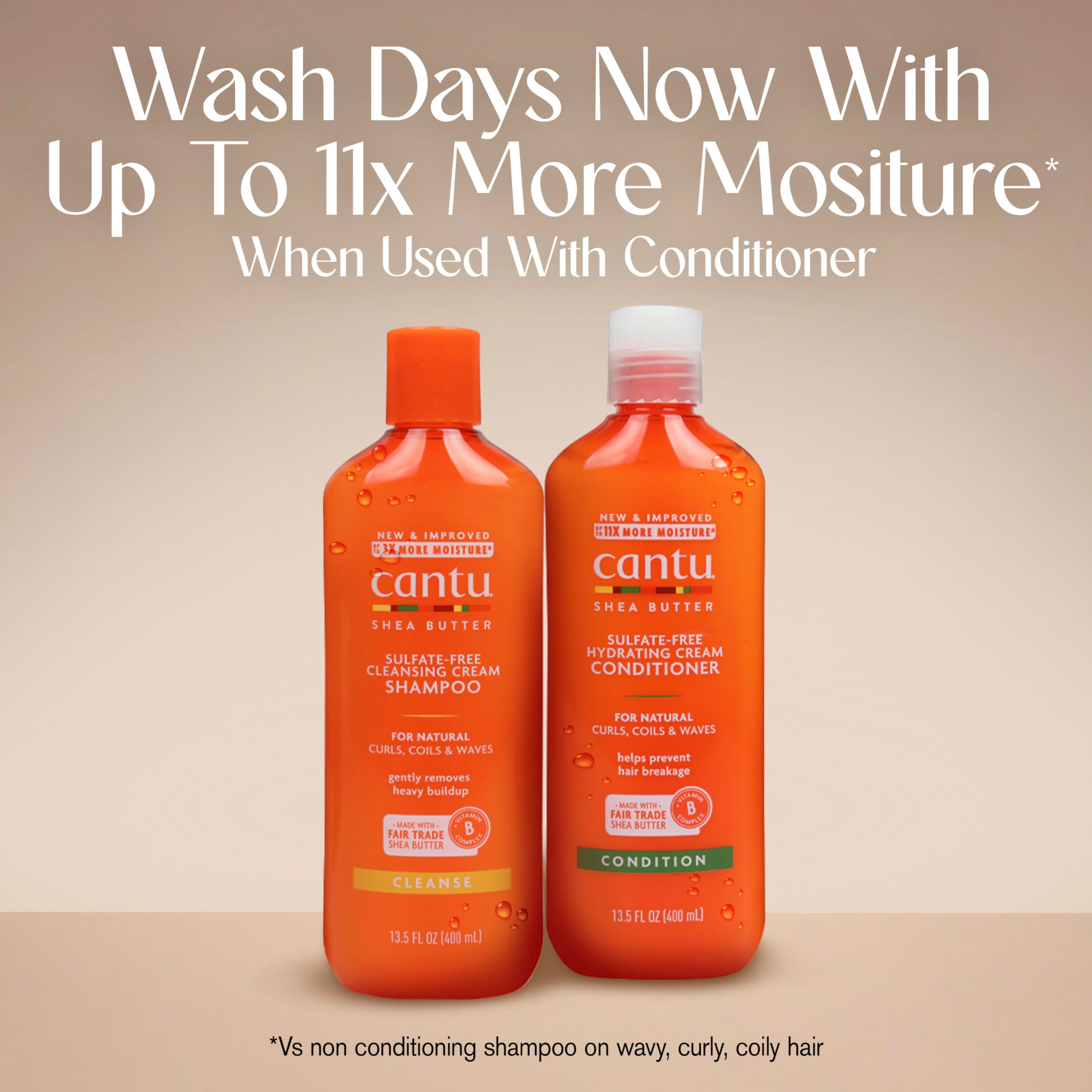 Cantu Sulfate-Free Hydrating Cream Conditioner 13.5 fl.oz - with Shea Butter for Natural Hair 7