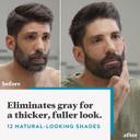 Just For Men Mustache & Beard Coloring, Darkest Brown, 1 Count - with Biotin, Aloe & Coconut Oil for Gray Hair, Brush Included 2