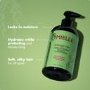 Mielle Rosemary Mint Strengthening Leave-In Conditioner 12 fl.oz - Hydrating Hair Moisturizer with Biotin for Curly Hair 4