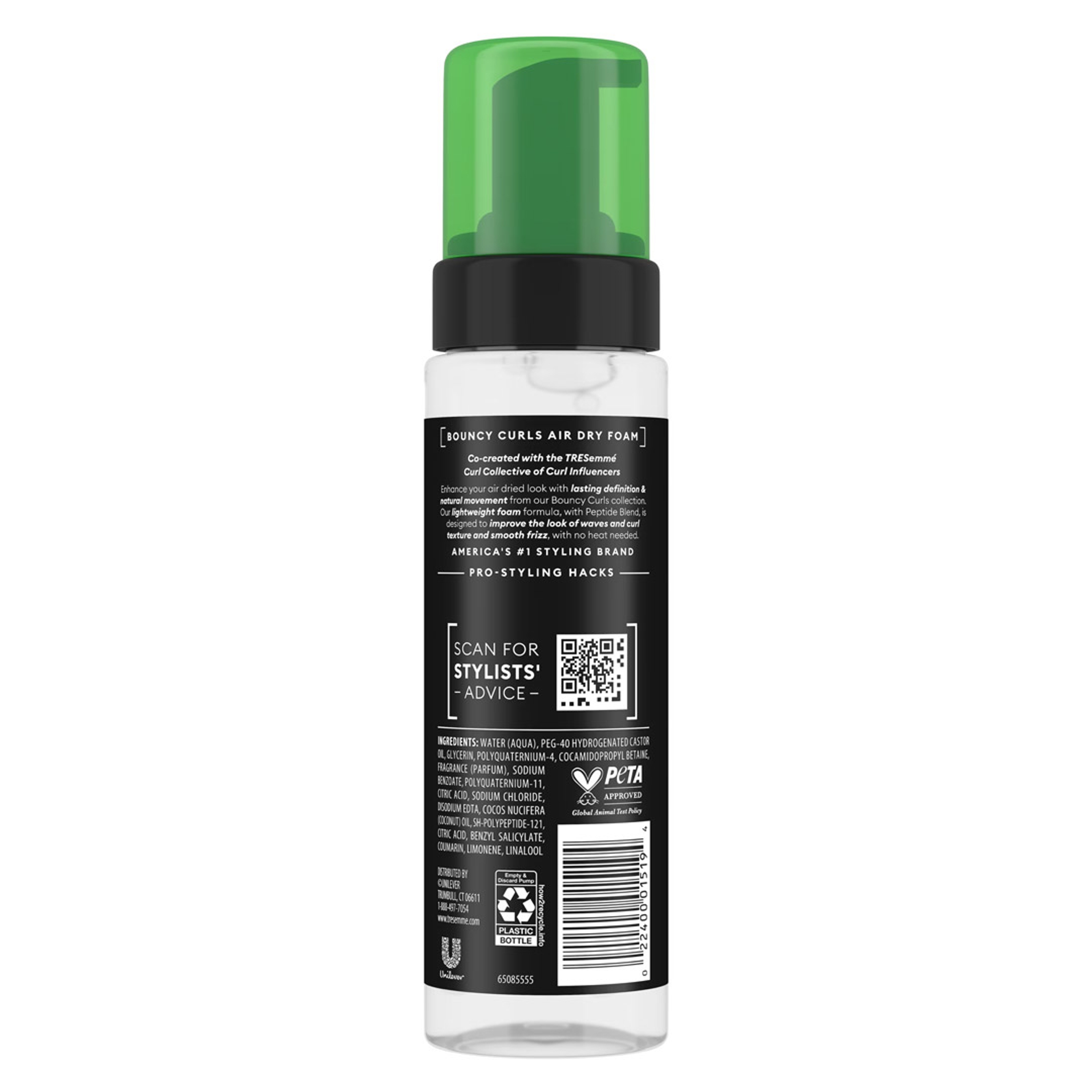 TRESemmé Bouncy Curls Air Dry Foam 7.5 fl.oz - Lightweight, Curl Enhancer, Bouncy Definition For Curly Hair 8