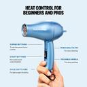 BaBylissPRO Nano Titanium Travel Dryer 1 Count - Professional Blow Dryer with Concentrator Nozzle, Foldable Handle 4