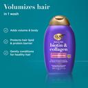 OGX Biotin & Collagen Conditioner 13 fl.oz - Gives Hair 72+ Hours of Volume & Body 3