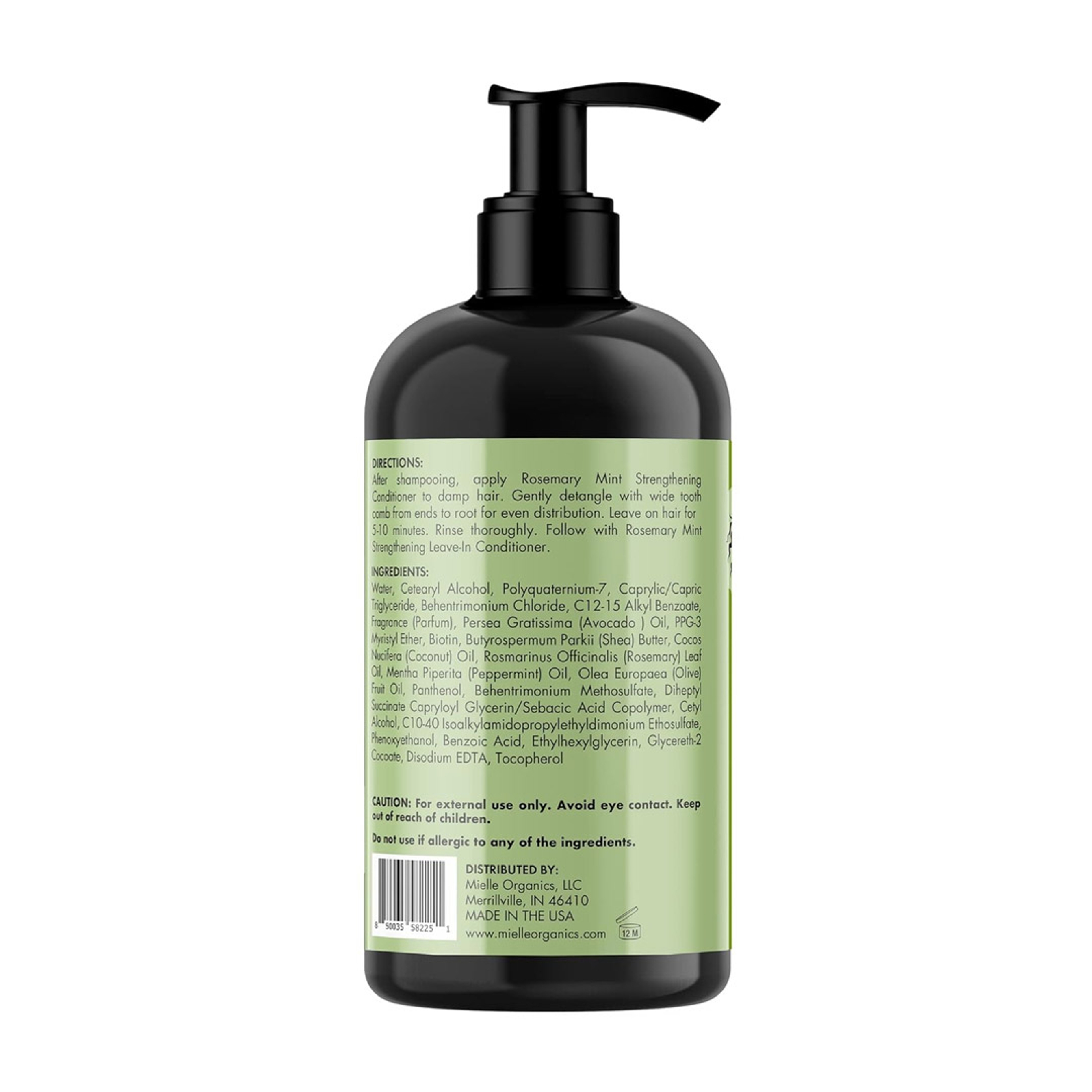 Mielle Rosemary Mint Strengthening Conditioner 12 fl.oz - Biotin Infused Detangling & Hydrating Conditioner 8