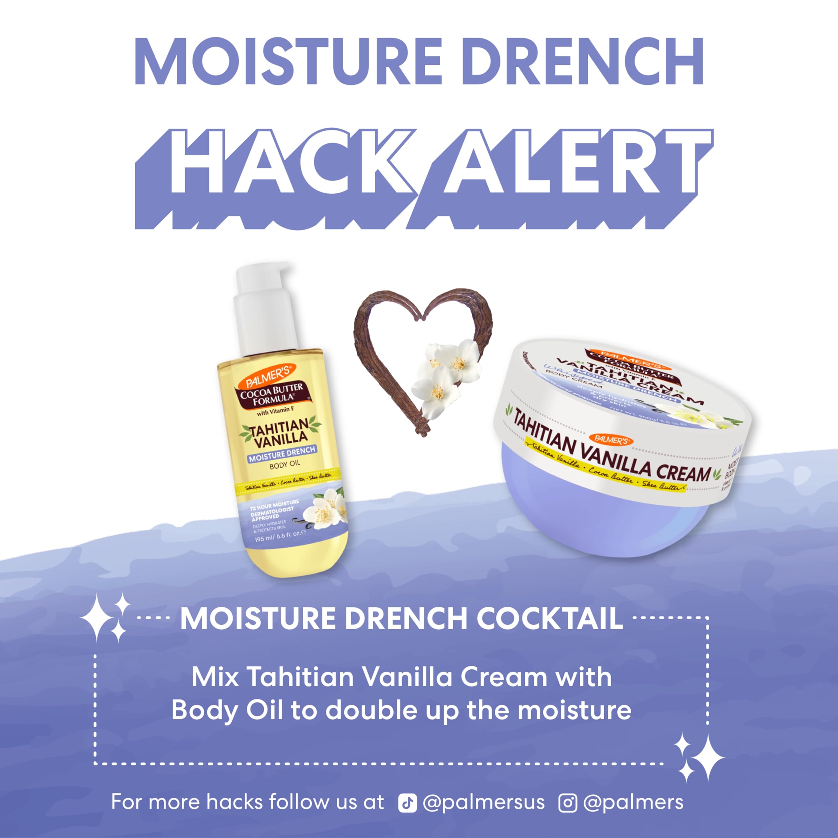 Palmer's Tahitian Vanilla Moisture Drenching Body Oil 6.5 fl.oz - 72H Hydration, Protects & Softens Dry Skin 8