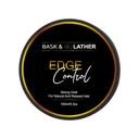 Bask & Lather Strong Hold Edge Control Gel 5.3 oz - Long-Lasting, Non-Flaking, No White Cast for All Hair Types 1