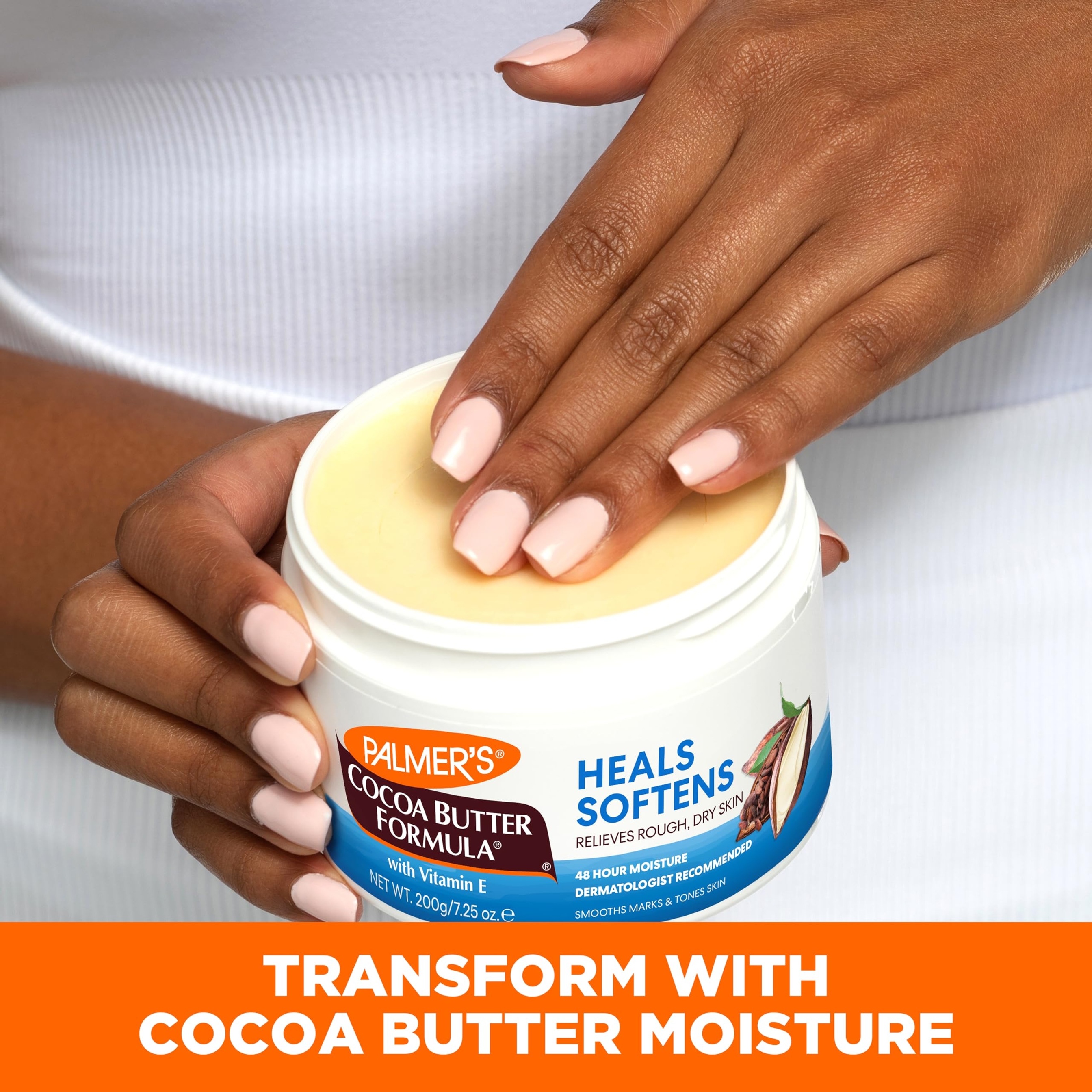 Palmer's Cocoa Butter Heals & Softens Solid Body Lotion 7.25 oz - Body Moisturizer with Vitamin E for Dry Skin 6