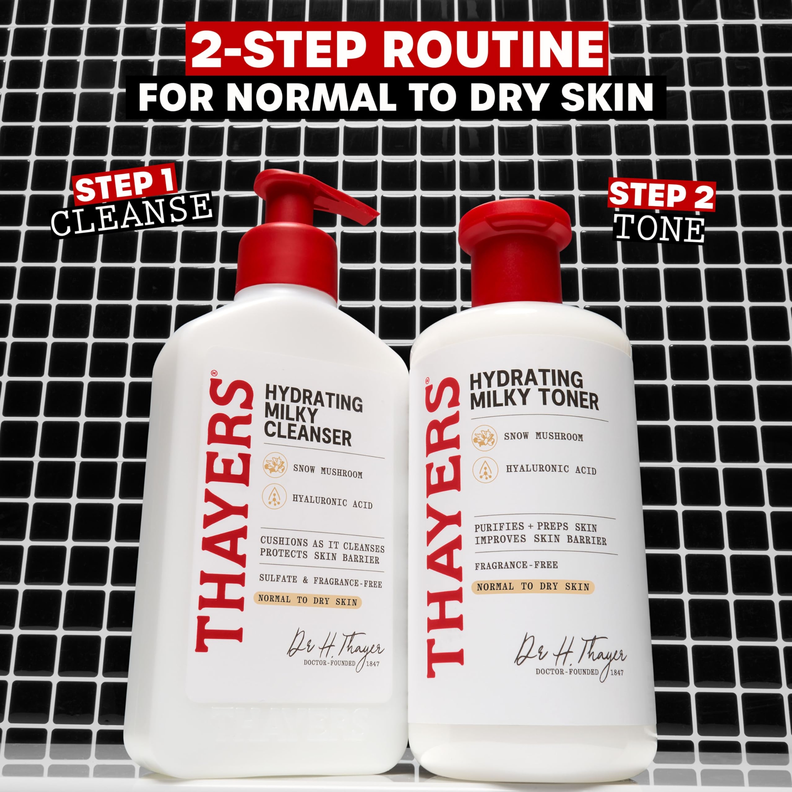 Thayers Hydrating Milky Toner 12 fl.oz - Gentle Hydrating Facial Toner with Snow Mushroom & Hyaluronic Acid 7
