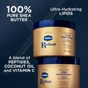 Vaseline Radiant X Deep Nourishment Body Cream 10 oz - Body Moisturizer with Coconut Oil, Vitamin C & Peptides for Dry Skin 2